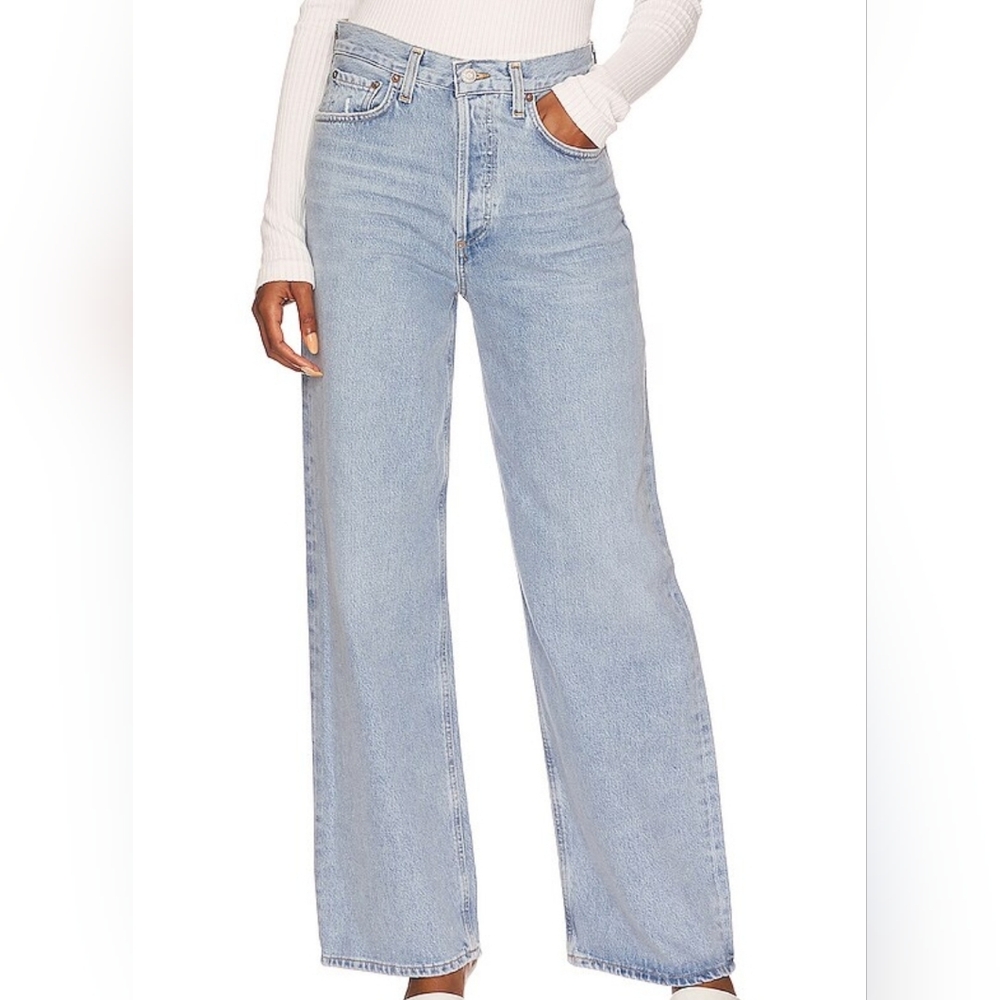 Agolde Light Blue High Rise Women Jeans